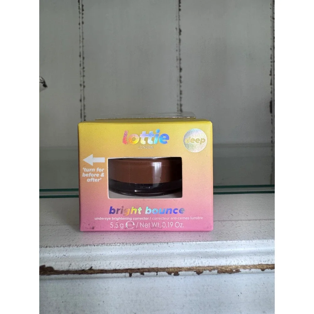 Lottie London Bright Bounce Undereye Brightening Corrector Deep 0.19 Oz New
